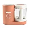 Beaba babycook neo baby food maker non toxic glass stainless steel trusted by celebrity moms sustainable baby food processor global leader 34 servings in 20 mins  urban country home decor