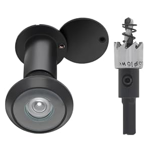 Hojlkld EPC_DOH_50Q Türspion Schwarz 200 Grad