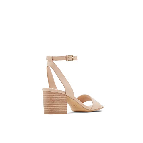 Aldo Women's Doreclya Heeled Sandal, Bone, 6 - Image 3