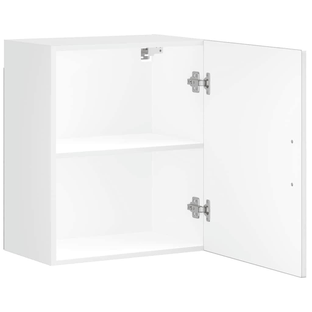 Küchen-Hängeschrank Porto, Hochglanz-Weiß Holzwerkstoff, 50x31x60cm, robuster Wandschrank für Küche, Speisekammer & Lagerung, pflegeleichtes Möbelstück
