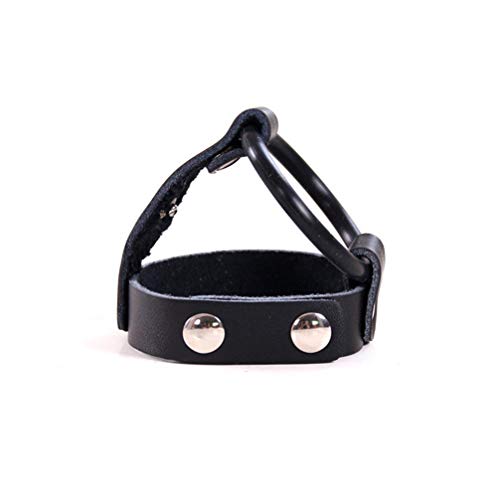 EXCEART 1Pc Penisring Cockring Zwart Siliconen Penis Stimulator Penis Enhancer Ringen Lederen Penis Sleeve Rekbare… - Image 3