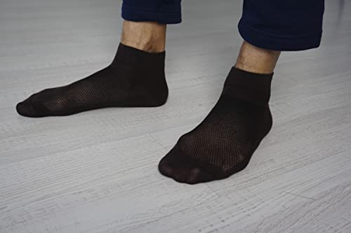 Image of RONDO 3 Pack Thin Ankle Socks - Unisex Ultra Thin Breathable Athletic Socks - Low Cut Running Ankle Socks - Thin Cotton Socks