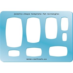 Cool Tools - Jewelry Shape Template - Fat Rectangles