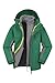 Produktbild Mountain Warehouse Wasserfeste Cannonball Kinder-3-in-1-Jacke - atmungsaktive Dreiklima Winterjacke mit versiegelten Nähten und abnehmbarer Kapuze. Dunkel Khaki Kinder 98 DE (2-3 Jahre)
