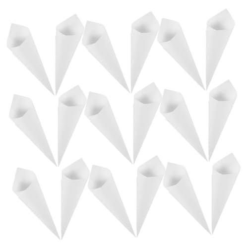 ifundom 60 Conos de Pétalos de Papel para Boda 60 Piezas de Conos de Ramo de Flores Multicolor Portaconfeti para Fiestas y Eventos Artesanal para Confeti y Regalos