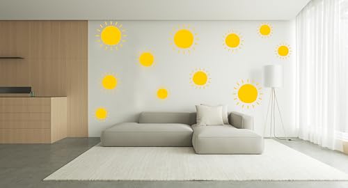 Vinilos Decorativos Sol para Cuarto Infantil y Sala de Juegos miniatura 4