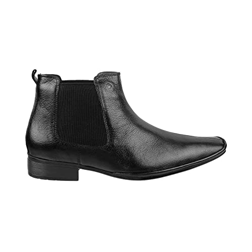 Image of Metro Men Leather Boots, (19-6755)