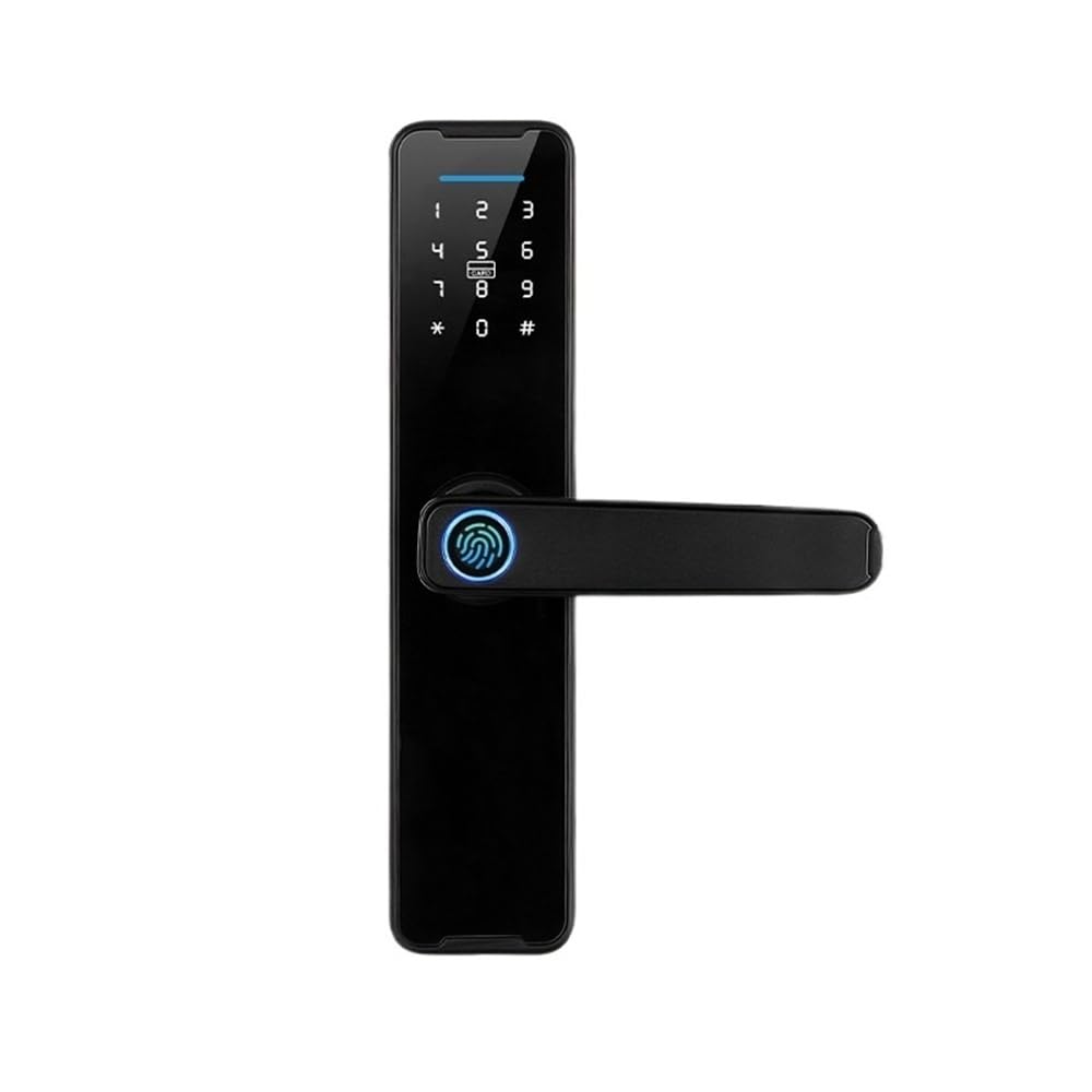 Cerradura inteligente biométrica K7-TYB-180 noire avec déverrouillage à distance
