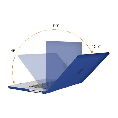 Image of MOSISO Compatible with MacBook Pro 16 inch Case 2025 2024 2023 2022 2021 M4 M3 M2 M1 A3403 A3186 A2991 A2780 A2485 Pro Max, Plastic Hard Shell&Keyboard Cover&Screen Film&Storage Bag, Royal Blue