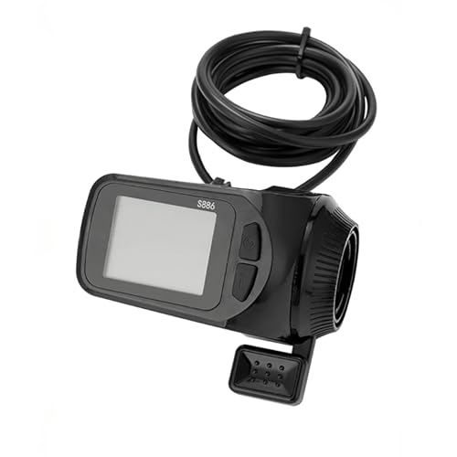 Pantalla LCD de scooter impermeable que optimiza el control de energía de 24V a 48V 6