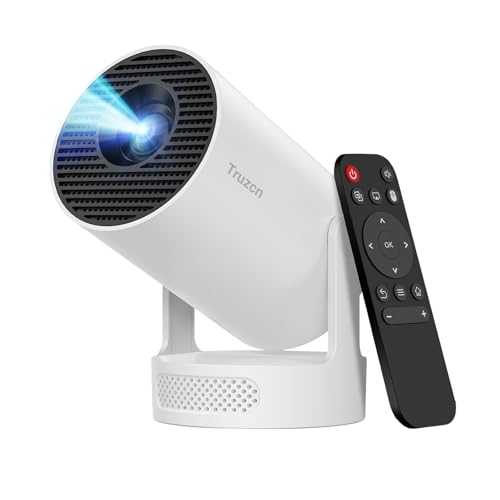 Mini Projector 260LM & WiFi 6 and BT 5.2 Native 720P HD Smart Projector