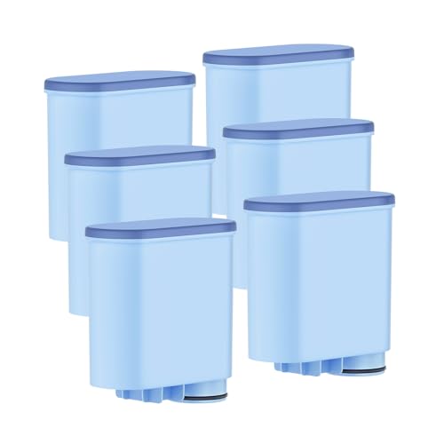 Molifal Lot de 4 filtres à eau pour machine à café Philips AquaClean CA6903/10 CA6903/22 - Compatible avec les machines à café Saeco Philips LatteGo -...