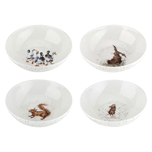 Portmeirion Home & Gifts WN4078-XB Bowls, Multi Coloured, 150mm (Pack of 4)