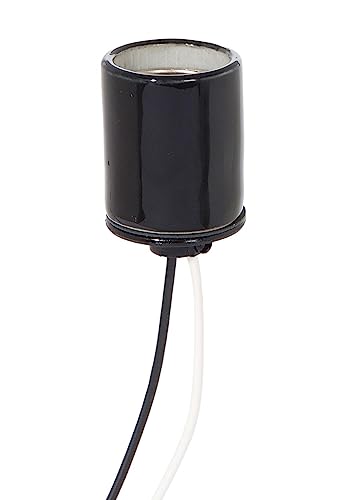 B&P Lamp Keyless Porcelain Sockets with Wire Leads
