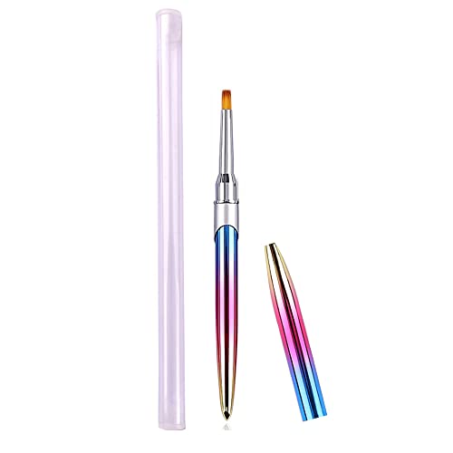 Set de brochas acrílicas para uñas para aplicación y diseño miniatura 1