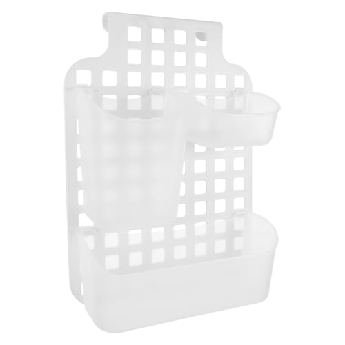 PLAFOPE 多用途 吊り下げ フック バスルーム オーガナイザー バスケット プラスチック ポータブル シャワー バスケット タオル バスケット バスルーム 吊り下げ バスケット