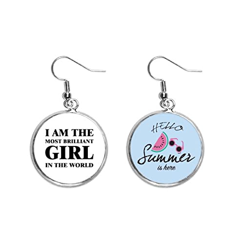 Pendientes de sandía para lucir un look fresco de verano en la playa