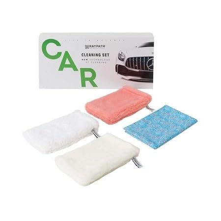 Car Cleaning Set – Juego de limpieza de coches – Kit de microfibra ecológica para limpieza de vehículos sin productos químicos