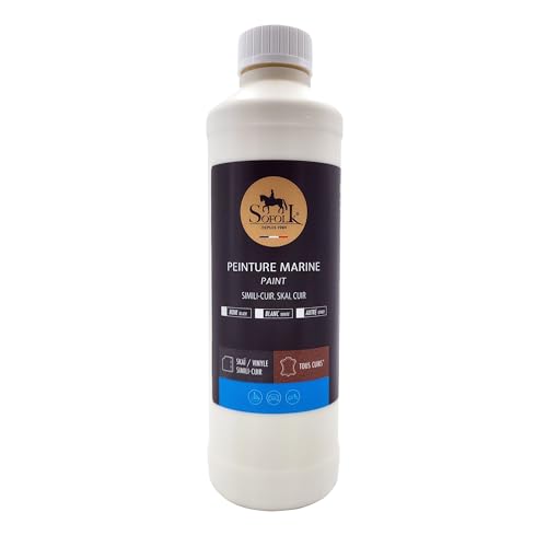 SOFOLK - Peinture Sellerie Nautique : banquettes, bain de soleil (500ml, Chocolat)