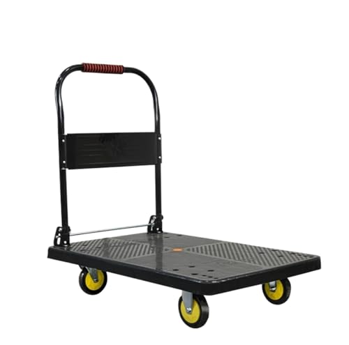 Carretilla Plataforma Plegable con Ruedas y Manija Metálica miniatura 1