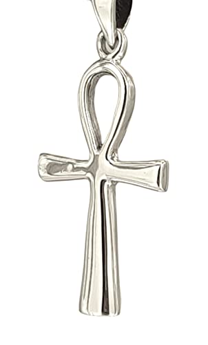 Kiss of Leather Ankh - Colgante de plata de ley 925 n.º 32A Cover