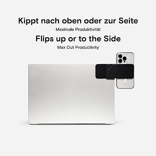 Soporte lateral para portátil ajustable MOFT con fijación magnética para iPhone en negro 3