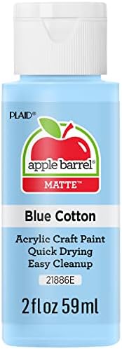 Apple Barrel 21886E Blue Cotton Paint, 2 oz