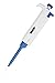MicroPipette Kit: 3 IVYX Scientific Pipettors (0.5-10μl; 10-100μl; 100-1000μl), Adjustable Single Channel Multi-Volume Autoclavable Pipettes