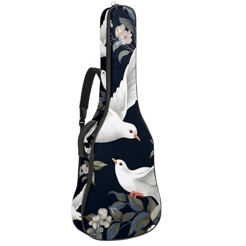 JRHEJTFZ Housse pour guitare acoustique de 1,9 cm d’épaisseur – Imperméable – Durable et élégant – Motif colombes de la paix, Multicolore 5., 42.9×16.9×4.7 in, Motif imprimé tendance - Les Beatles, Paul McCartney, John Lennon, RIngo Starr, George Harrison JRHEJTFZ Housse pour guitare acoustique de 1,9 cm d'épaisseur - Imperméable - Durable et élégant - Motif colombes de la paix, Multicolore 5., 42.9x16.9x4.7 in, Motif imprimé tendance