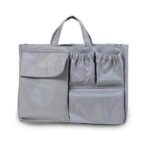 Childhome Taschen-Organizer, mehrere Fächer, kompatibel mit Mommy Bag, Grau, CWINB Cover
