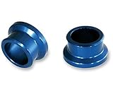 Finition anodisée. SCAR Entretoises de Roue arrière Compatible avec YAMAHA YZ-F YZF 250 450 YZ250F YZ450F 09-22 - Bleu