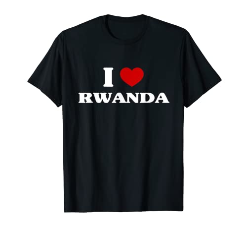 Rwanda I Heart Rwanda Souvenir I Love Ruanda Camiseta