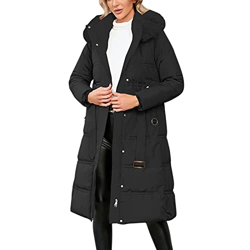 Manteau col en peluche femme noir veste de transition mi-longue casual XXL