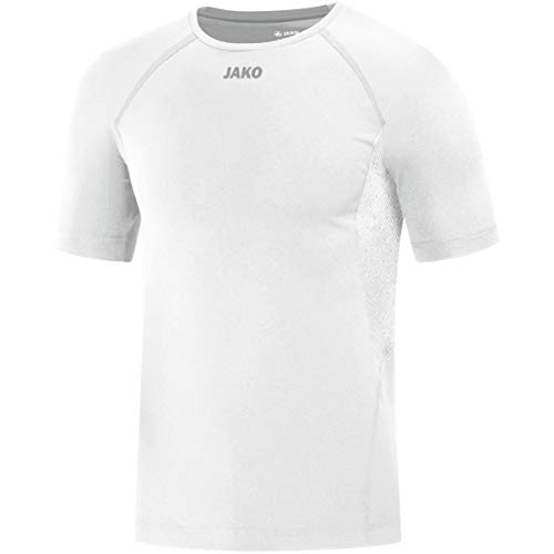JAKO Herren T-Shirt Compression 2.0, Weiß, M