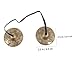 BESPORTBLE Handmade Brass Meditation Cymbal Bell Copper Chime for Yoga and Meditation with Storage Bag Percussion Instrument for Mindfulness Practice