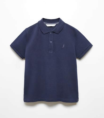 Image of Alan Jones Clothing Boy's Cotton Regular Fit Polo T-Shirt