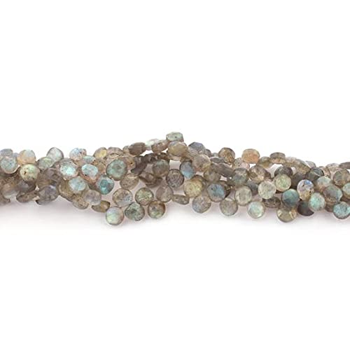 Labradorite facettée 6mm de qualité supérieure pour éviter les reflets ternes en bijouterie