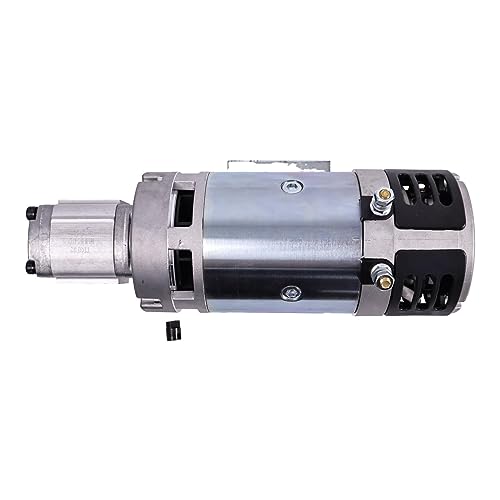 Image of HOLDWELL 24V 147664 Motor + 147662 Hydraulic Pump Assembly 147099 Compatible with Skyjack Electric Scissor Lift Models SJIII3220 SJIII3226 SJIII4620 SJIII4626 SJIII4632