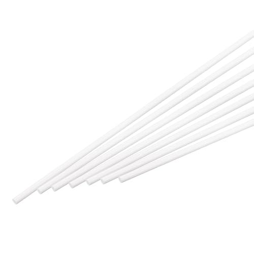 Image of MECCANIXITY ABS Plastic Rod Round Solid Bar 3mm x 500mm for DIY Model Material, Architectural Model Making, DIY Sand Table, Pack of 5 Pcs