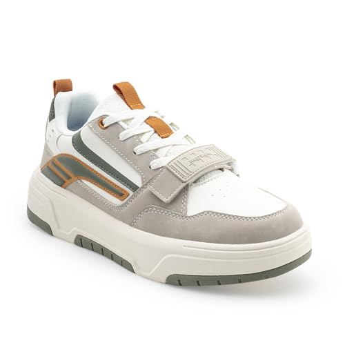 Red Tape Men's Fashion Chunky Platform Sneakers, Dress Up Fashion Shoes, Low Top Lace-Up Casual Business Shoes for Walking, Daily Summer wear, Running, Outing, Cushioned Insole & Non-Slip Sole