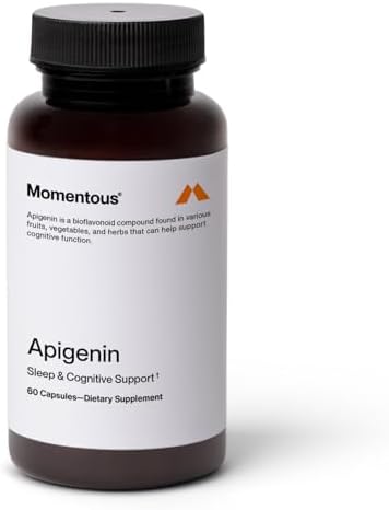 Momentous Apigenin Supplement - 50mg per Capsule, 60 Count