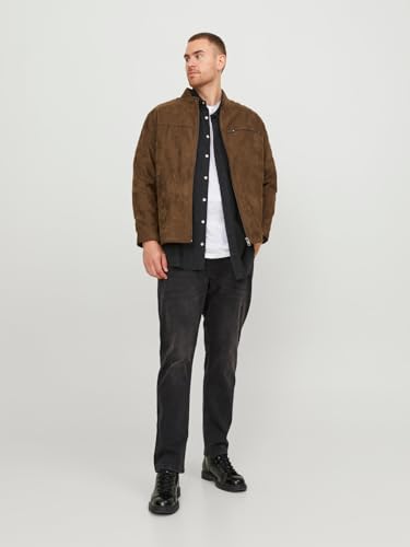 Image of JACK & JONES Male Faux Suede Jacket Faux Suede Jacket