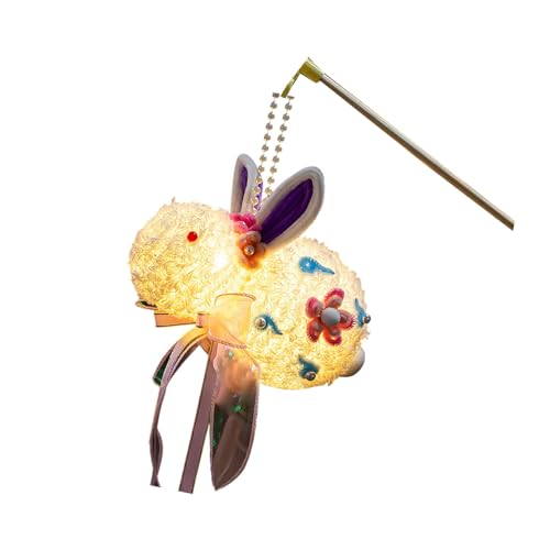 HINAYOSAN DIY Plüsch-Cartoon-Lampenherstellungs-Set für Kinder mit traditioneller Mondfest-Dekoration und Eltern-Kind-interaktiver antiker Lampe HINAYOSAN DIY Plüsch-Cartoon-Lampenherstellungs-Set für Kinder mit traditioneller Mondfest-Dekoration und Eltern-Kind-interaktiver antiker Lampe