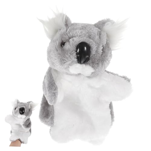 Imagen de FRCOLOR Títere de Mano Koala de Peluche Suave Educativo para para Desarrollo y Comunicación Familiar