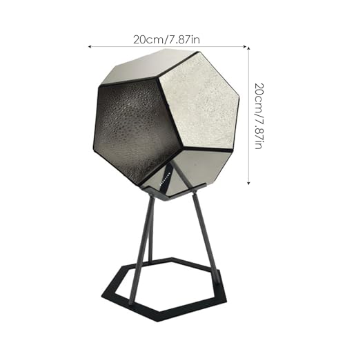 Lampe infini dodécaèdre idée cadeau originale pour anniversaire