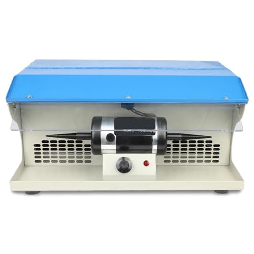 Pulidora de joyas de banco y motor de pulido mini con extractor 2