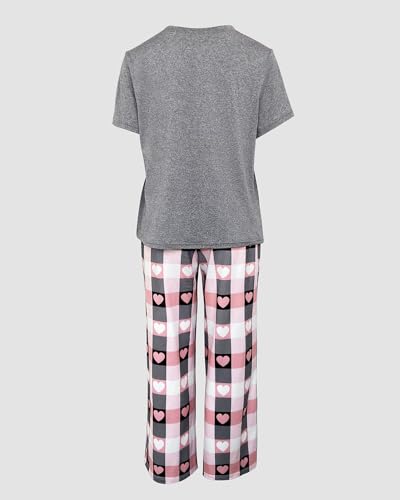 Image of CHICME Womens Pajamas Sets 2 Piece Short Sleeve Lounge Set Printed Loose Pants Pj Sets Loungewear Set