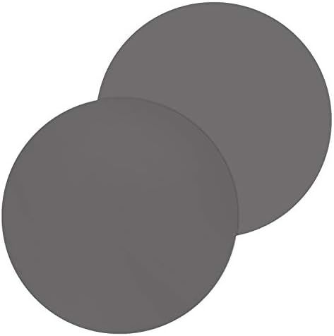 12" Inch Silicone Microwave Multi-Mat, Non-Stick Heat Resistant Oven Mat Microwave Trivet Mat - 2 Pack (Gray)