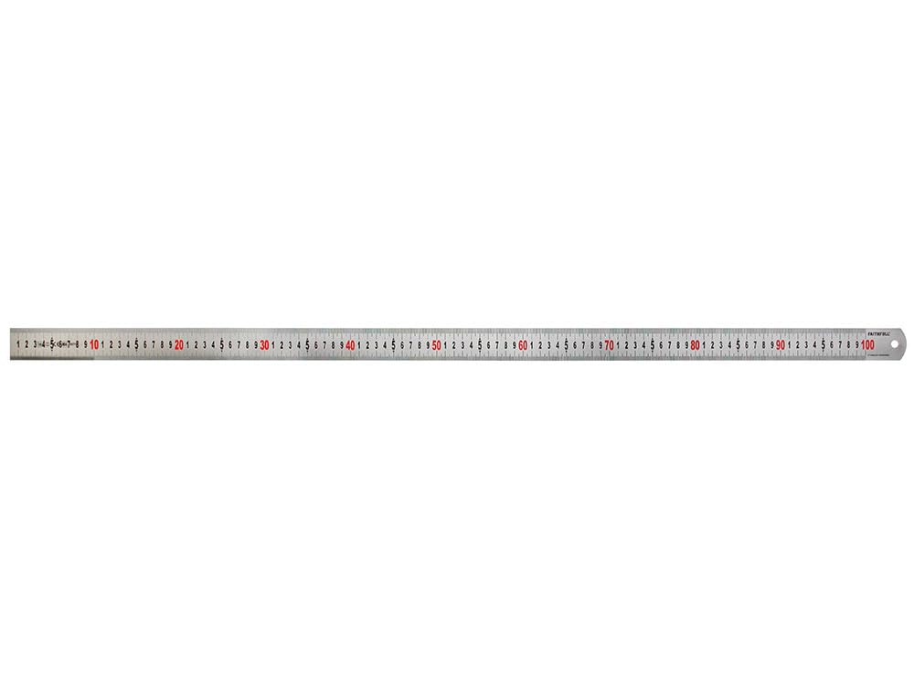 Faithfull Matt Silver Measuring Rule 1000mm Fairul1000Ms from B&Q