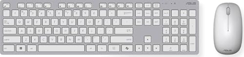 ASUS W5000 l'élégance d'un clavier sans fil haut de gamme blanc au fini mat